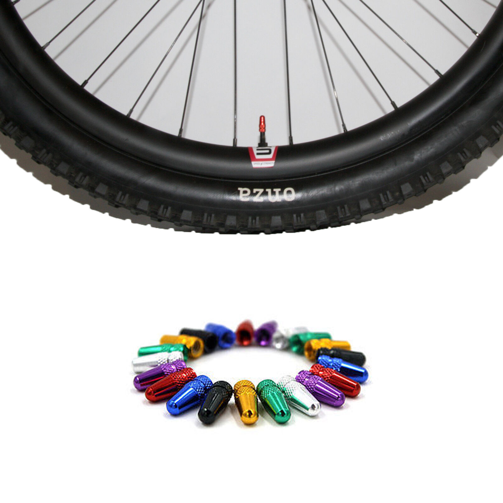 Bike Bicycle Mtb Presta Wheel Rim Tyre Stem Air Valve Cap Dust Cover