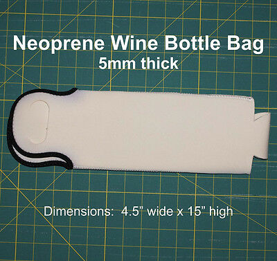 Blank Dye Sublimation Neoprene Wine Bag